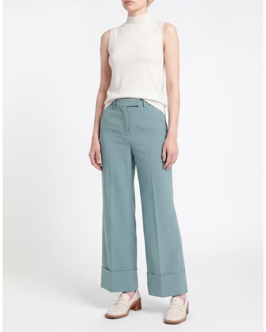 MÊME ROAD Blue Pants Polyester, Elastane