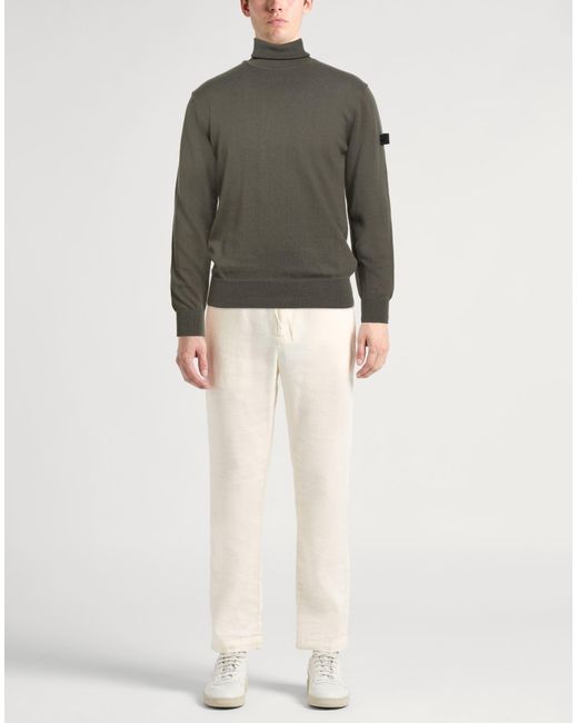 Peuterey Green Turtleneck for men