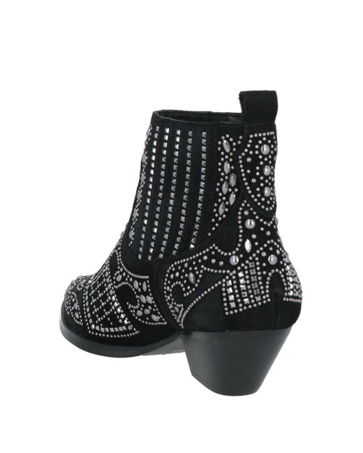 Bibi Lou Black Ankle Boots