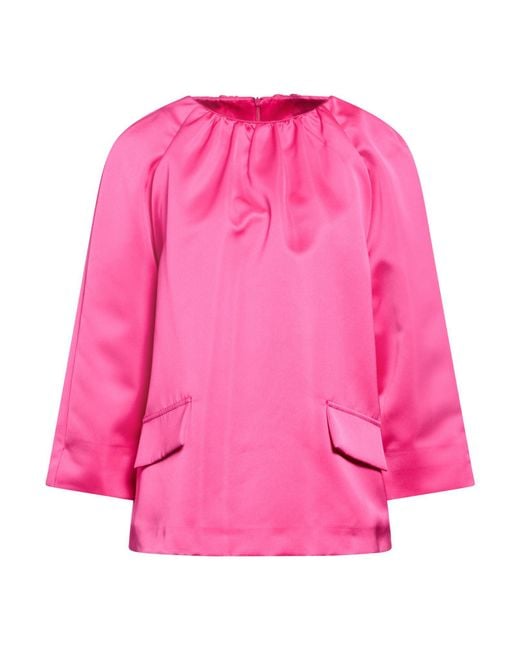 Semicouture Pink Top Polyester