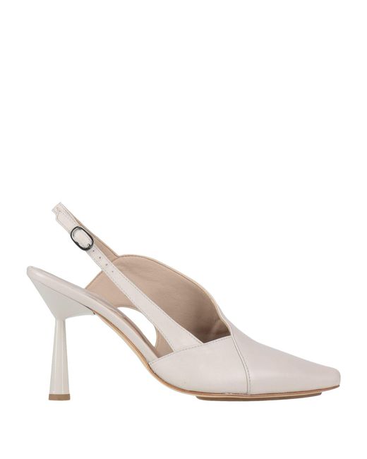 Ixos White Pumps Leather