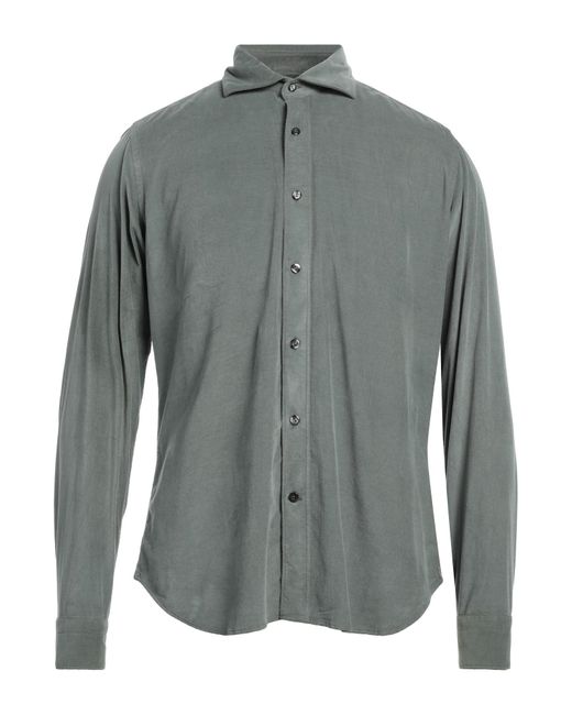 Tintoria Mattei 954 Gray Shirt for men