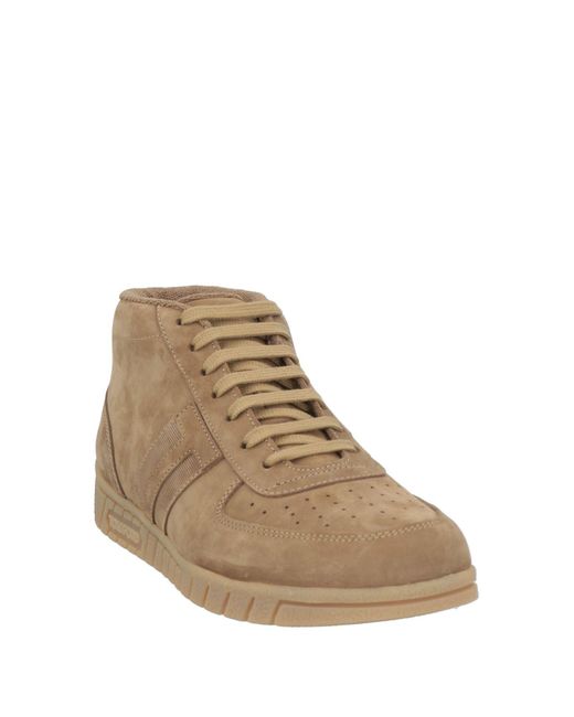 Tom Ford Brown Khaki Sneakers Leather for men