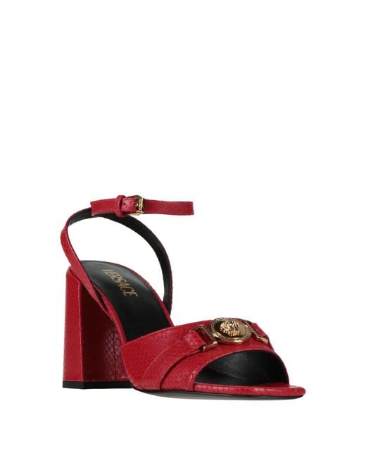 Versace Red Sandals