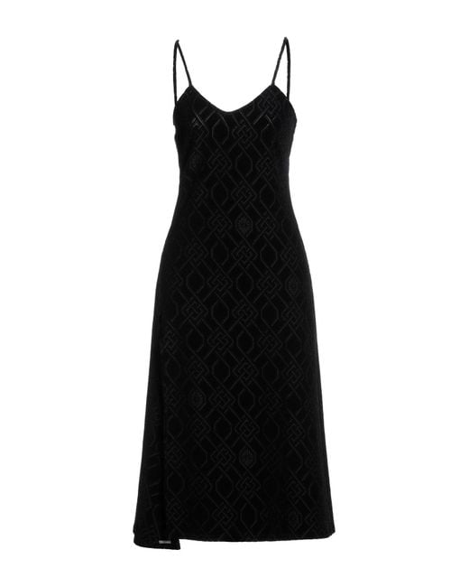 Koche Black Midi Dress