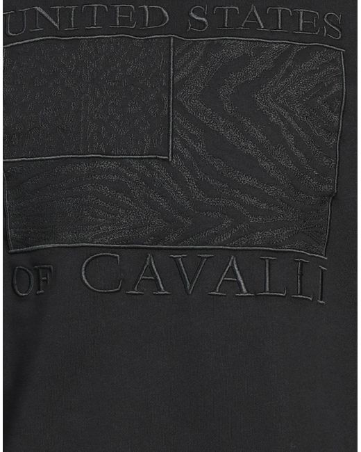 Roberto Cavalli Black Sweatshirt for men