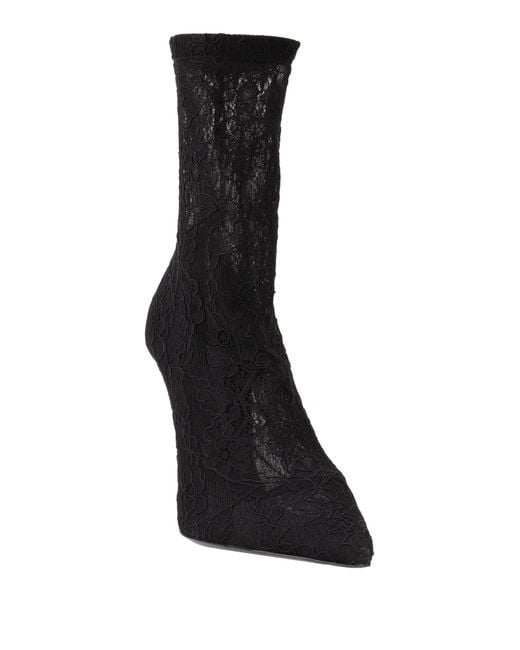 Dolce & Gabbana Black Ankle Boots