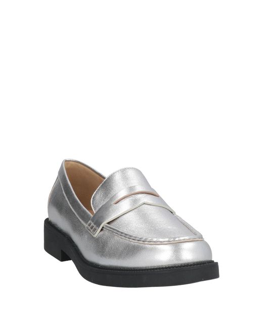 MICHAEL Michael Kors White Loafers Leather