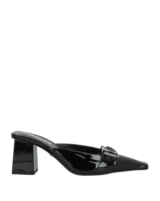 Mules & Zoccoli di Versace in Black