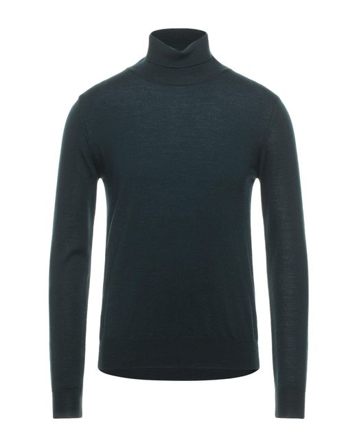 Vneck Blue Turtleneck for men