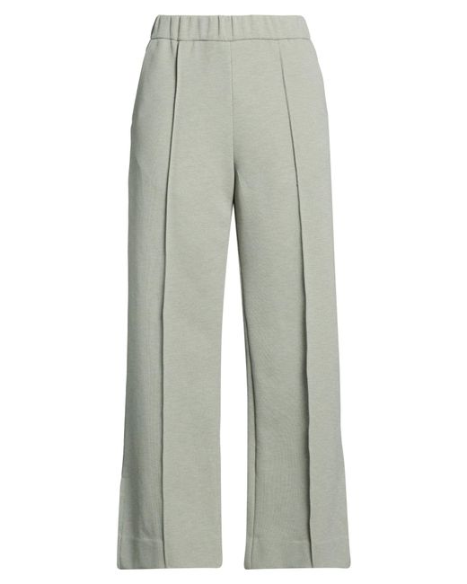 Jil Sander Gray Pants Polyester, Cotton, Elastane