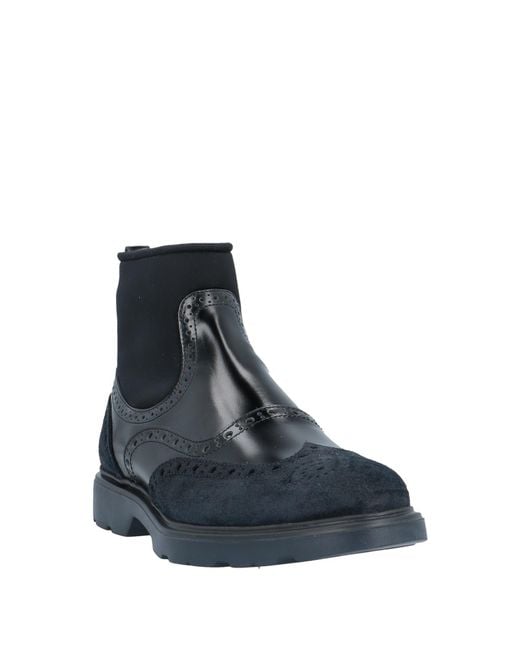 Hogan Blue Ankle Boots for men