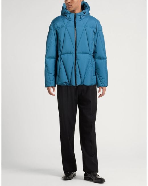 Herno Blue Puffer Polyester for men