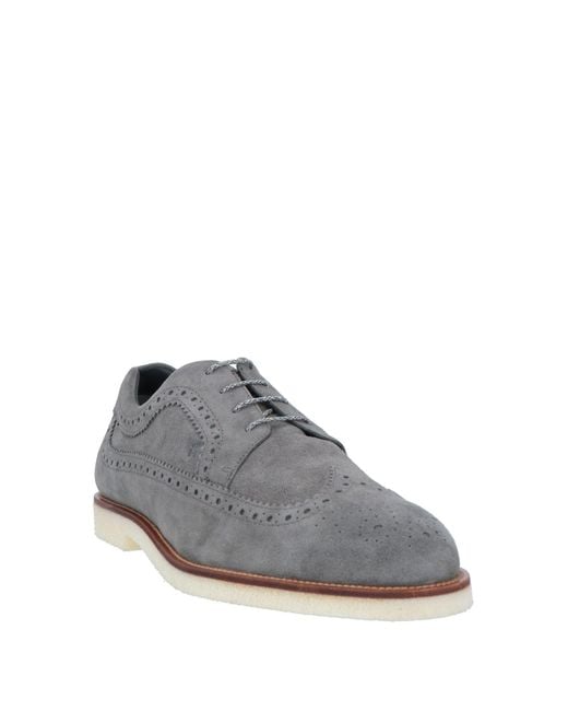 Hogan Gray Lace-up Shoes for men