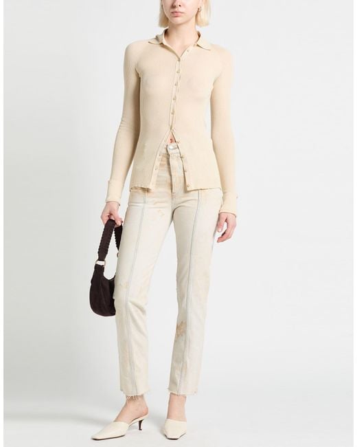 Sa Su Phi Natural Cream Cardigan Cashmere, Silk