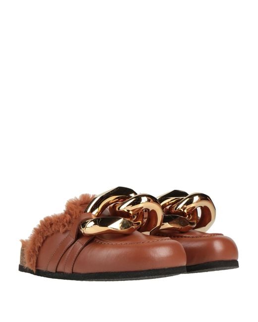 J.W. Anderson Brown Mules & Clogs