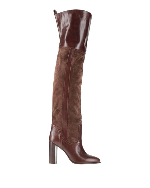 Dondup Brown Chocolate Boot Leather