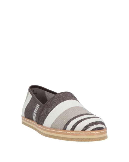 Tod's White Taupe Loafers Textile Fibers, Leather for men