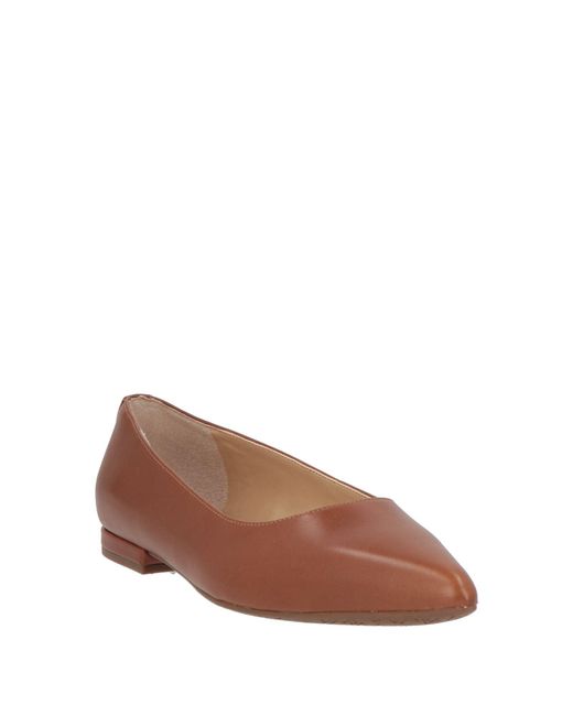 Ralph Lauren Brown Ballet Flats