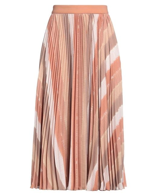 Elisabetta Franchi Pink Midi Skirt Polyester