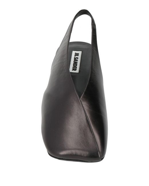 Jil Sander Gray Ballet Flats