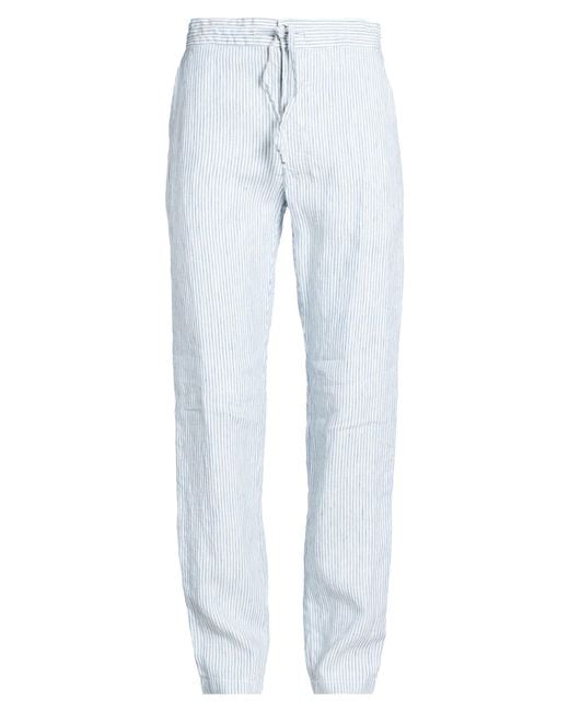 120% Lino Blue Trouser for men