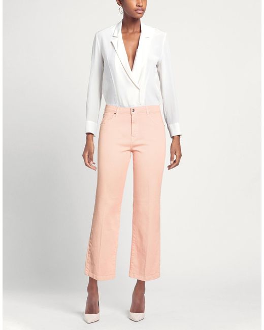 Entre Amis Pink Pants Cotton, Elastane