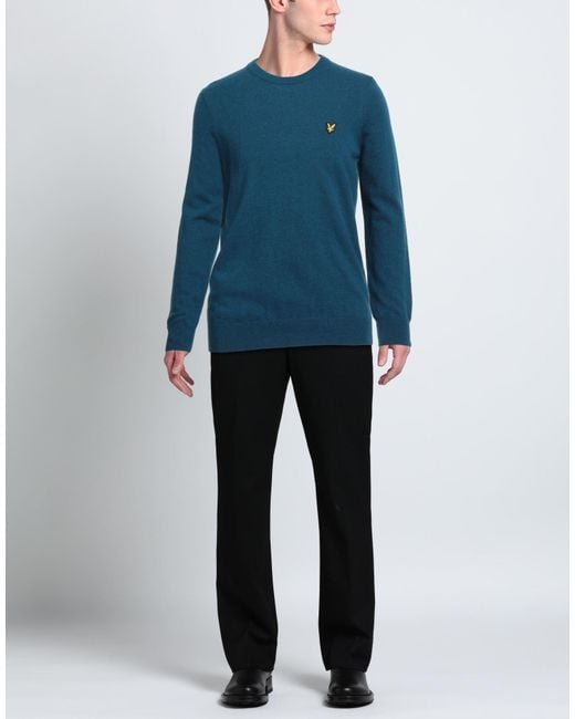 Lyle & Scott Blue Jumper for men