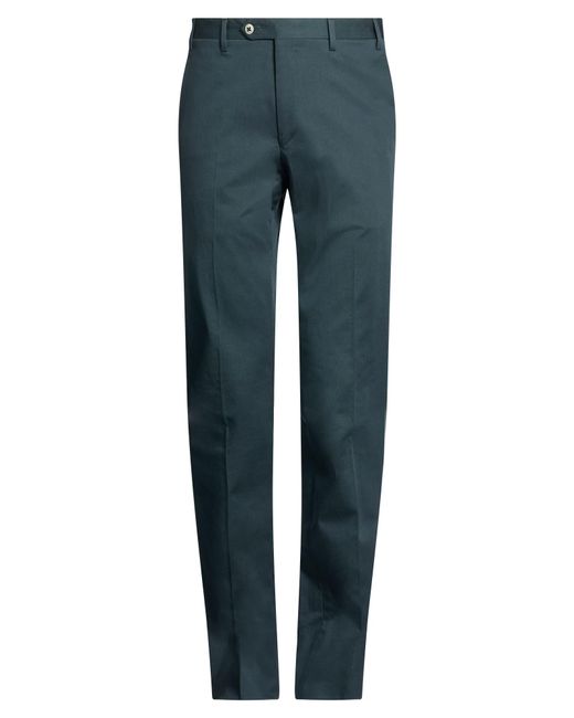 Corneliani Blue Pants Cotton, Elastane for men