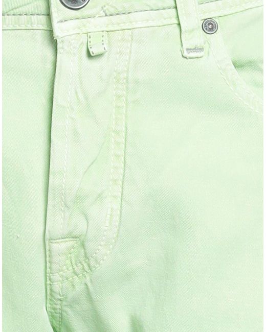 Jacob Coh?n Green Light Pants Cotton, Linen for men