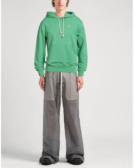 Acne Green Sweatshirt Cotton for men