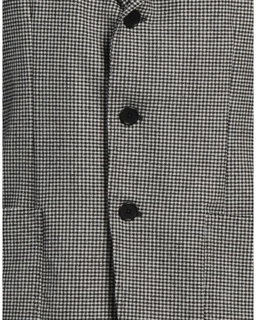 Santaniello Gray Blazer Wool, Elastane for men