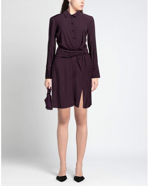 Patrizia Pepe Purple Mini Dress