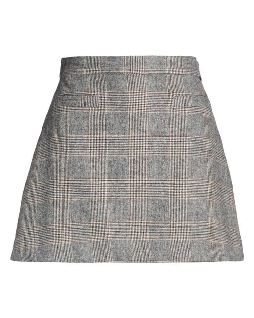 Tommy Hilfiger Gray Mini Skirts