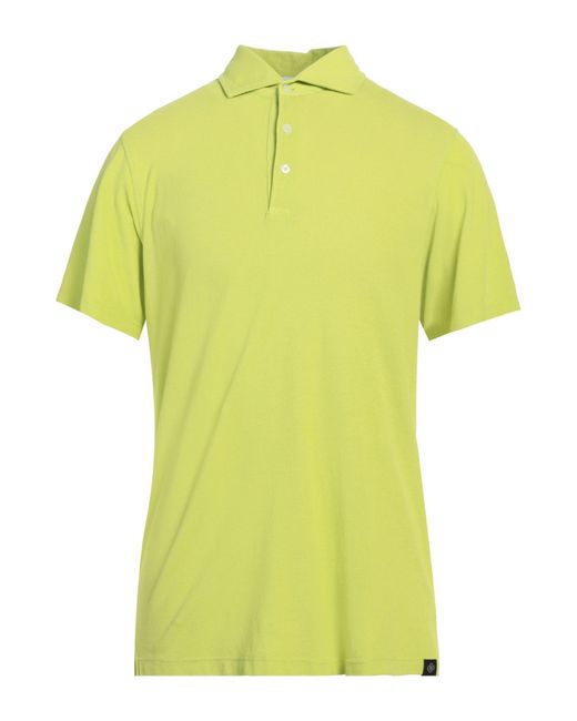 Gran Sasso Yellow Polo Shirt for men
