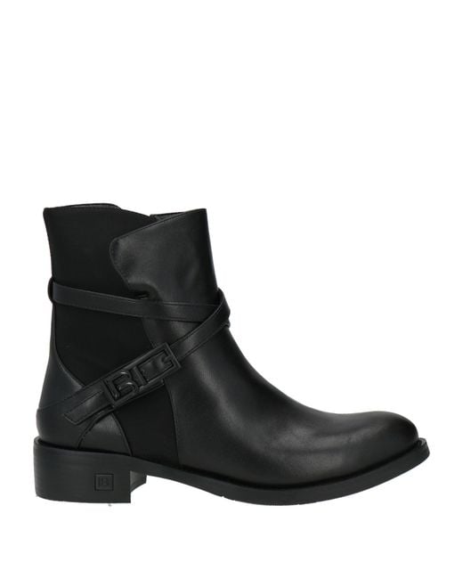 Laura Biagiotti Black Ankle Boots