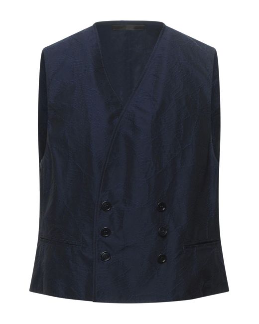 Gilet de costume Giorgio Armani pour homme en coloris Blue