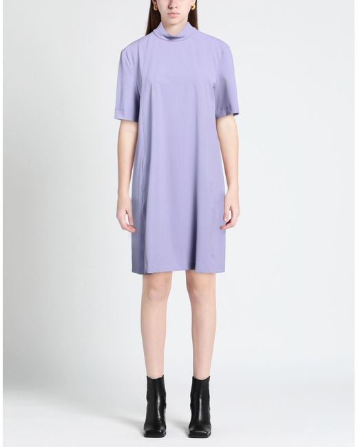 Moschino Jeans Purple Mini-Kleid