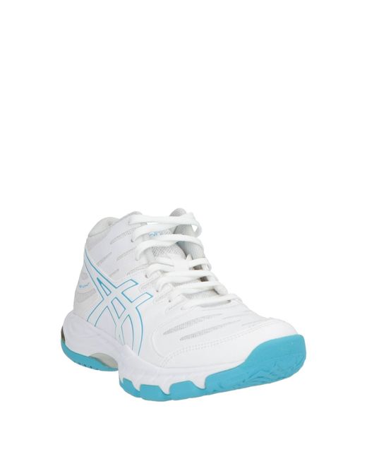 Asics White Sneakers Textile Fibers