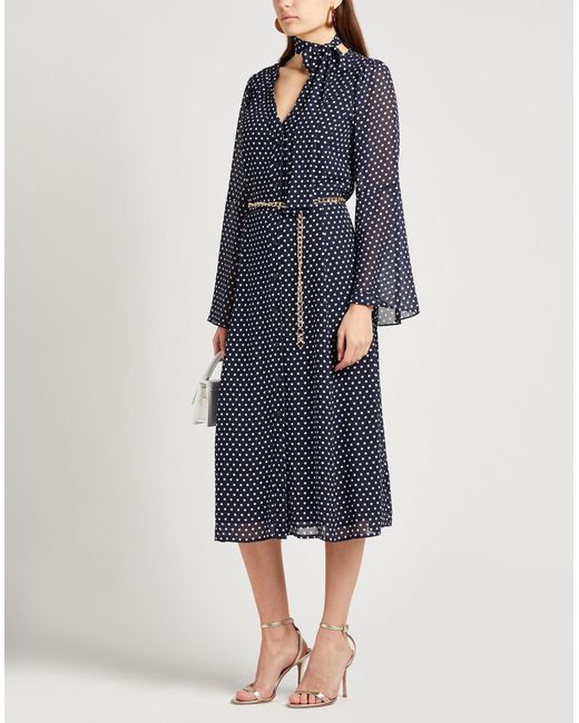 MICHAEL Michael Kors Blue Midi-Kleid