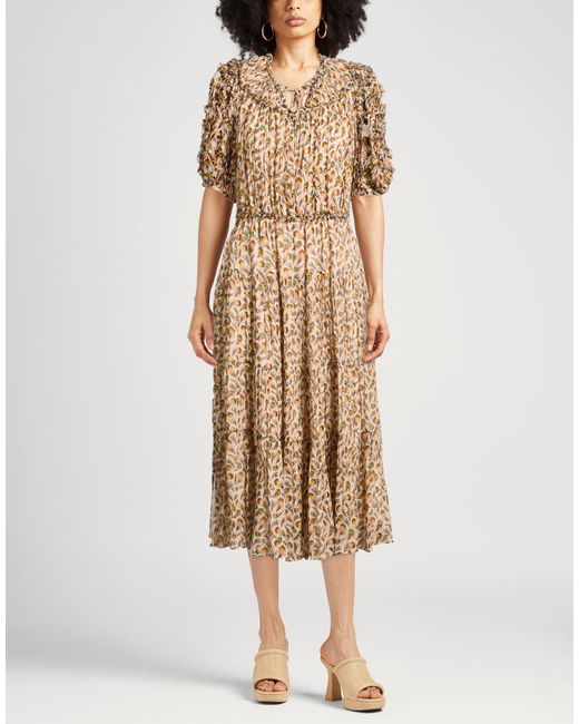 Ulla Johnson Natural Midi Dresses