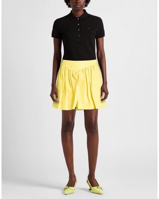 Pinko Yellow Mini Skirt