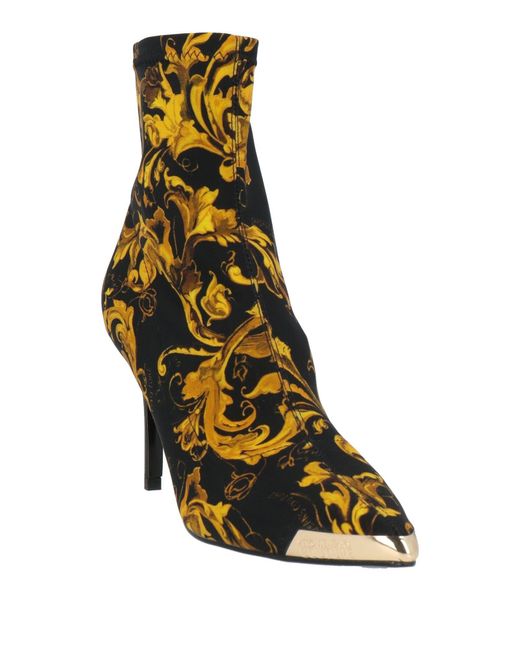 Versace Jeans Couture Black Ankle Boots