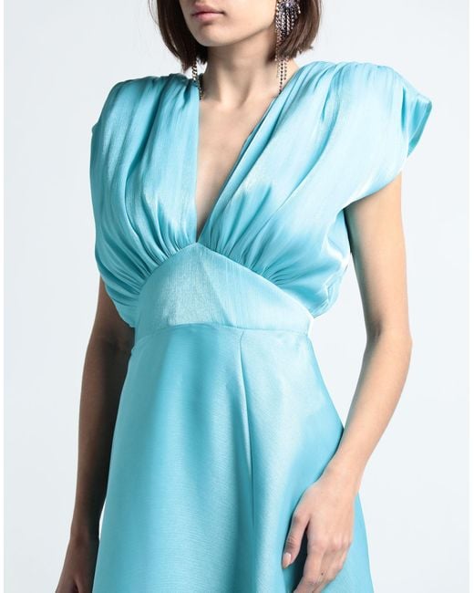 ACTUALEE Blue Maxi Dress
