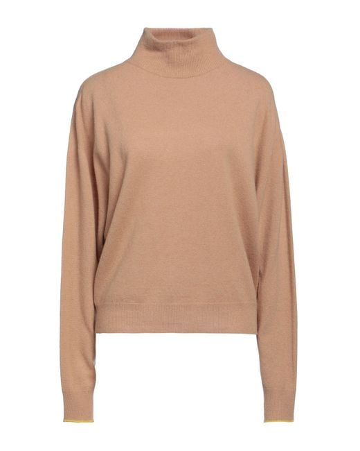 Alysi Natural Turtleneck Wool, Cashmere, Polyester