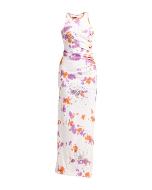DES_PHEMMES Pink Maxi-Kleid