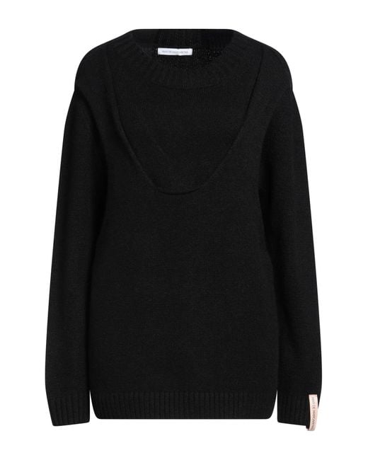Mar De Margaritas Black Sweater Acrylic, Polyamide, Polyester, Viscose, Wool