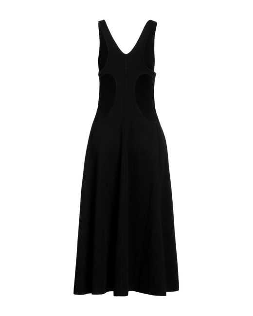 Saint Laurent Black Midi Dress