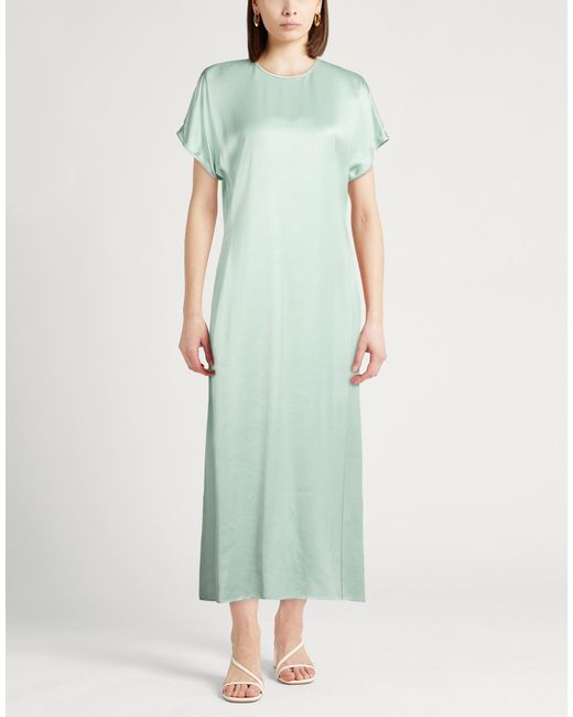 Peserico Green Maxi Dress Viscose