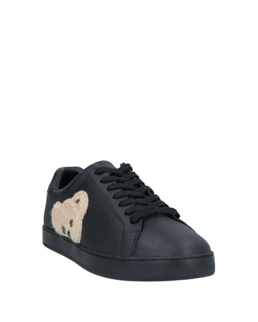 Palm Angels Blue Sneakers Soft Leather for men